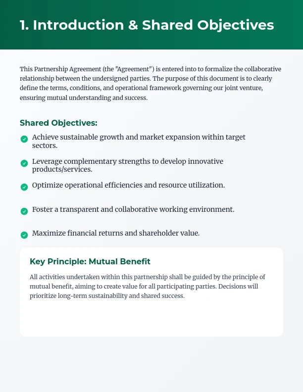 Strategic Business Alliance Agreement