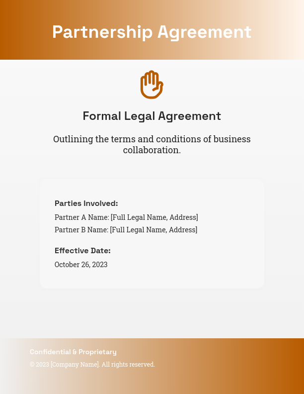 Strategic Business Partnership Agreement