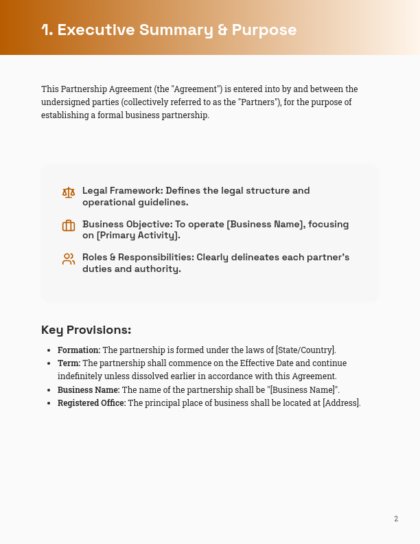 Strategic Business Partnership Agreement