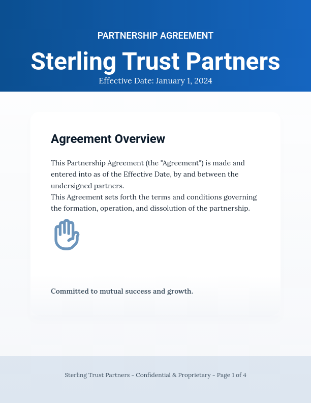 Strategic Business Partnership Agreement
