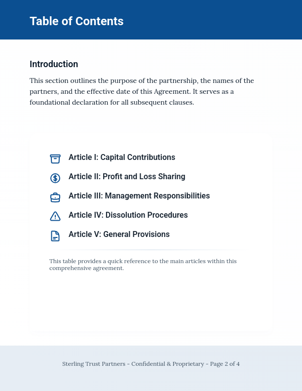 Strategic Business Partnership Agreement