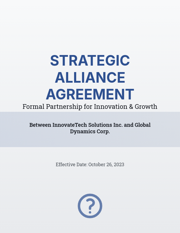 Strategic Business Partnership Agreement