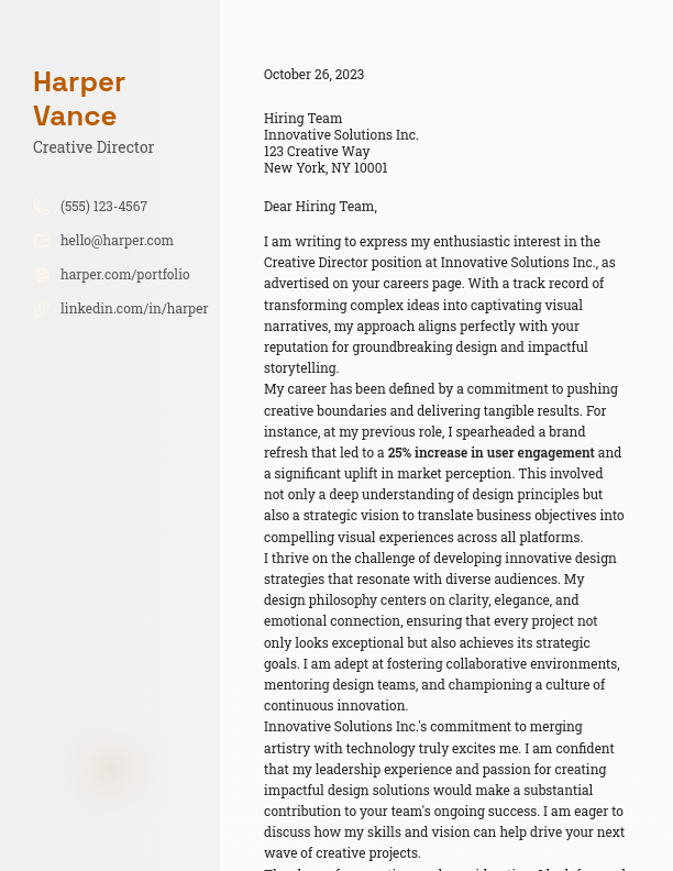 Sleek Designer Career Introduction