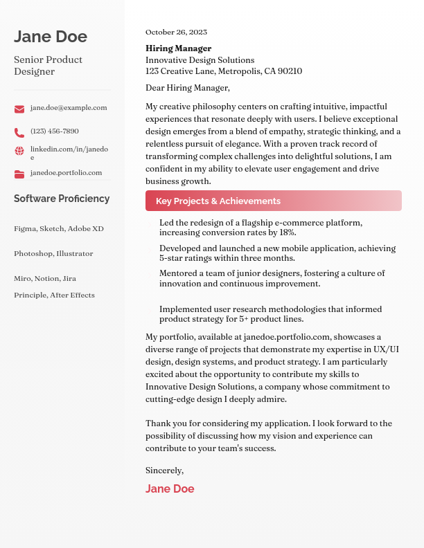 Bold Aesthetic Designer Career Introduction