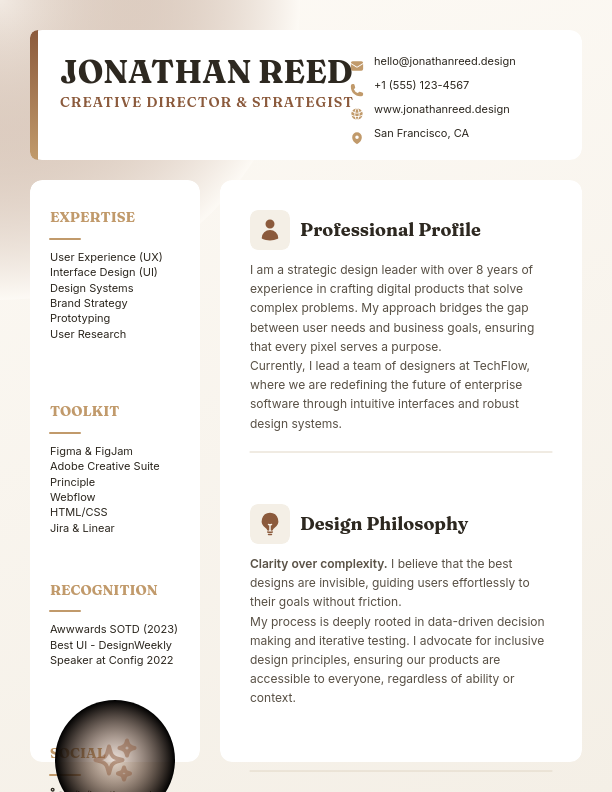 Bold Portfolio Showcase Application