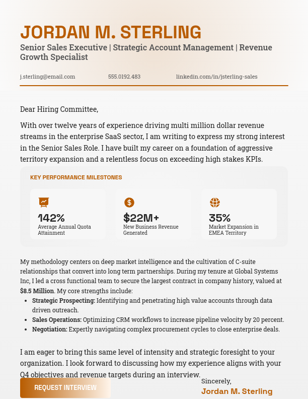 Persuasive High-Performance Sales Letter