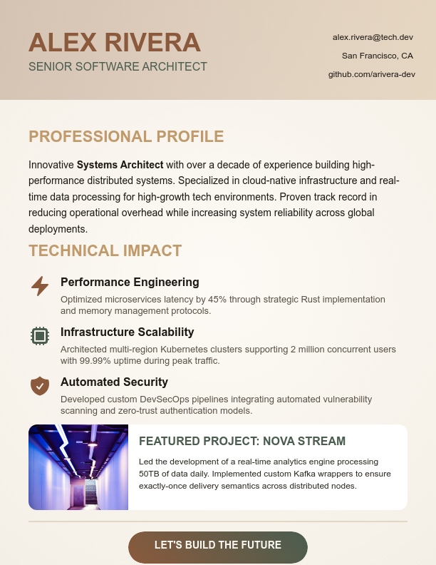 Full Stack Software Engineer Cover Letter