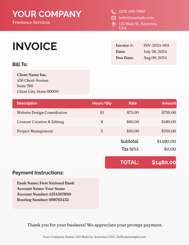 Modern Independent Contractor Billing