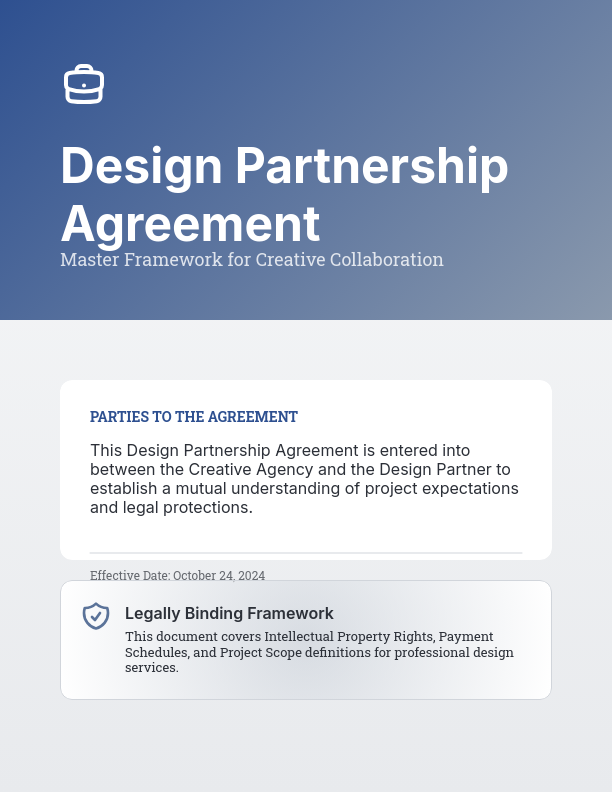Creative Services Master Agreement
