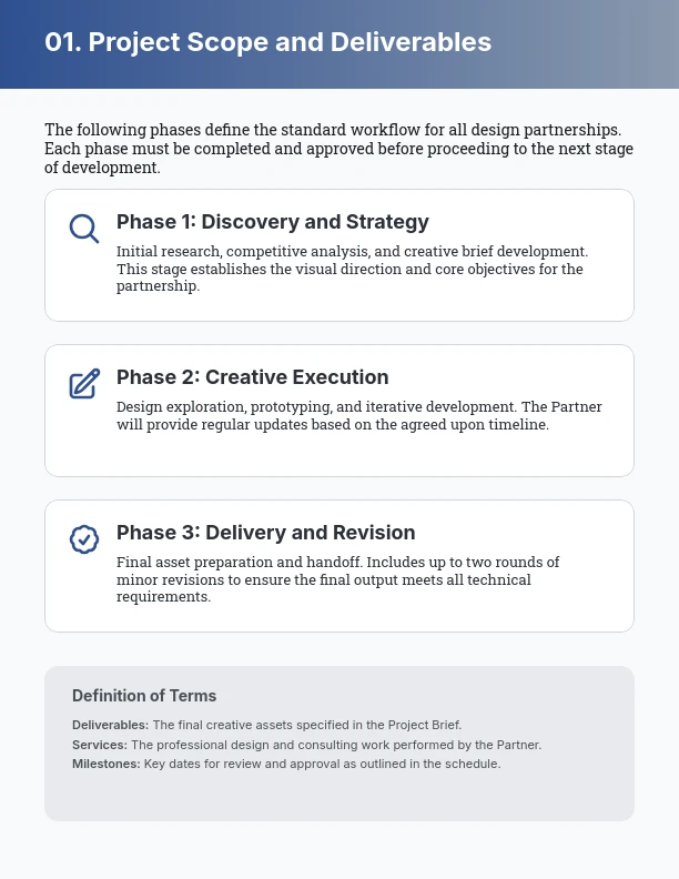 Creative Services Master Agreement