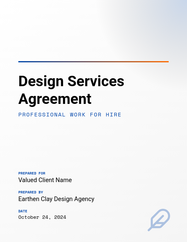 Creative Design Master Service Agreement