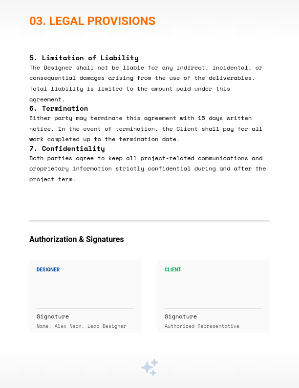 Visual Design Master Service Agreement