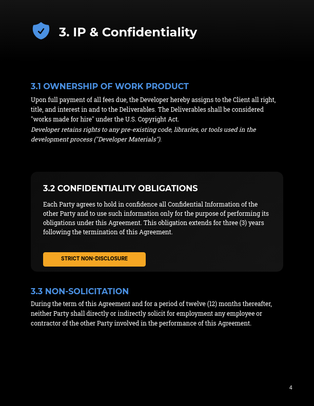 Software Development Master Agreement