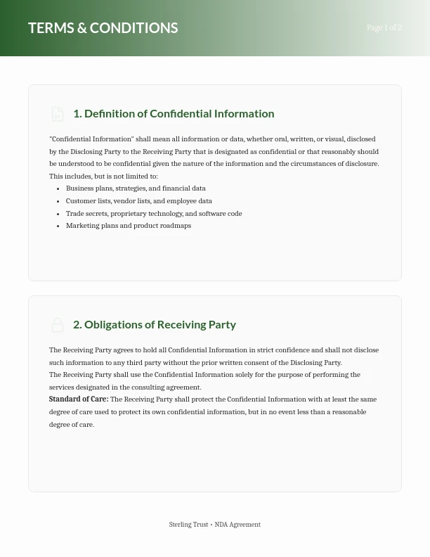 Independent Contractor Confidentiality Agreement