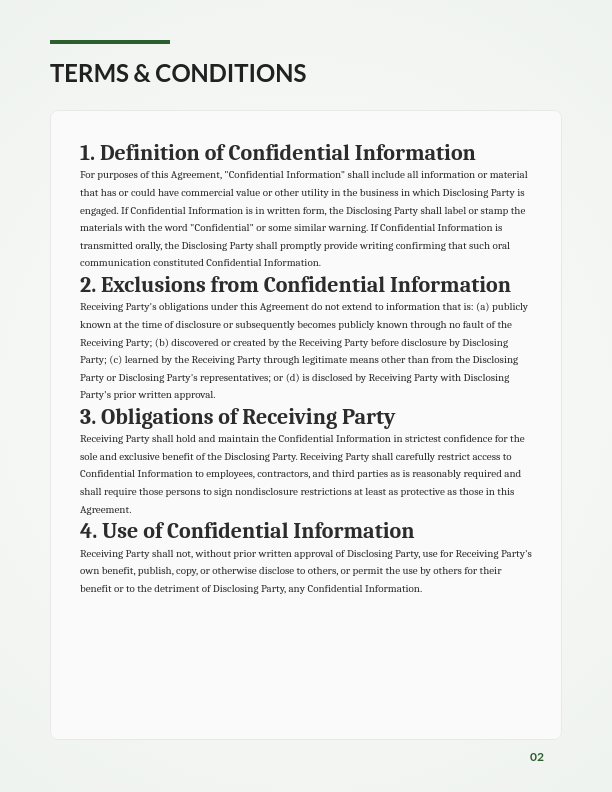 Contractor Non-Disclosure & Privacy Agreement