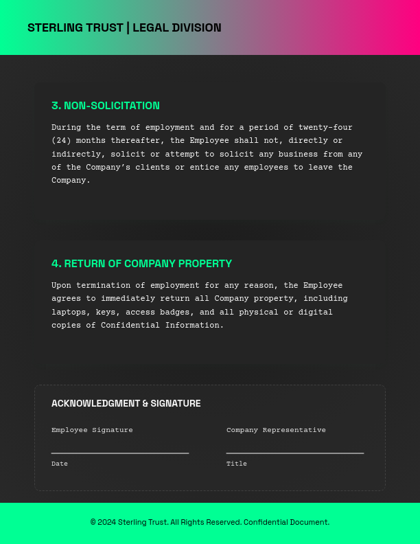 Employee Confidentiality and IP Agreement