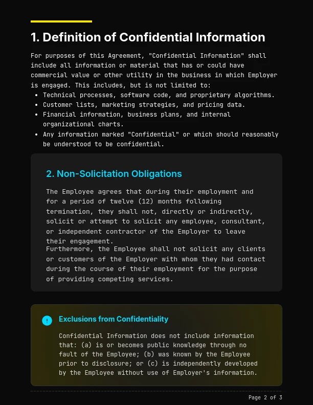 Staff Confidentiality & Secrecy Agreement