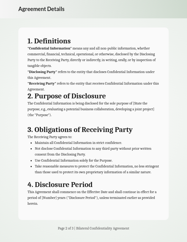 Mutual Non-Disclosure Agreement for Partners