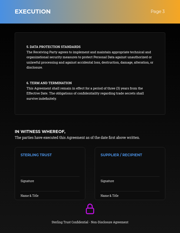 Mutual Vendor Confidentiality Agreement