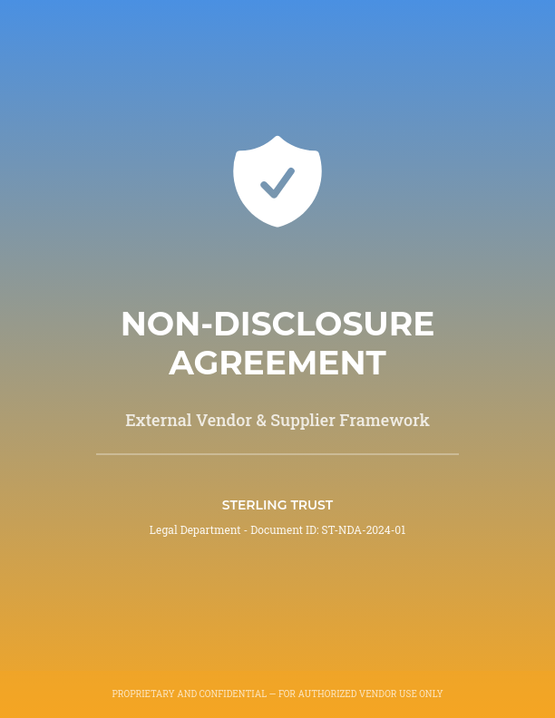 Vendor Confidentiality and Privacy Agreement