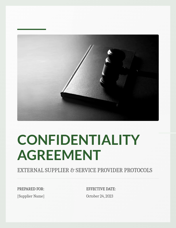 Vendor Privacy and Confidentiality Agreement