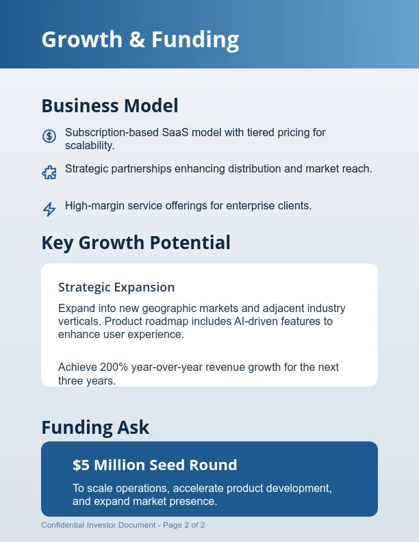 Strategic Startup Investor Overview
