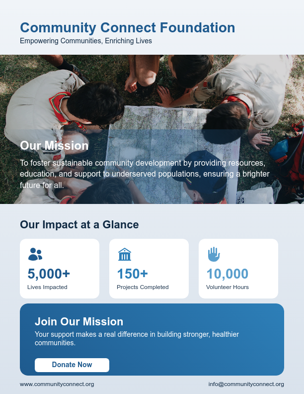 Nonprofit Impact and Mission Summary