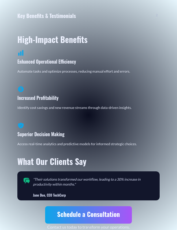 Strategic Client Solutions Overview