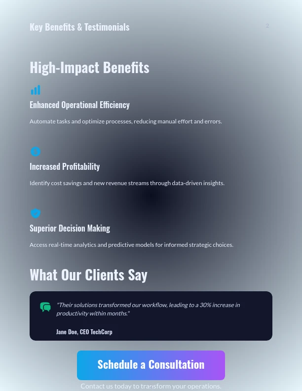 Strategic Client Solutions Overview