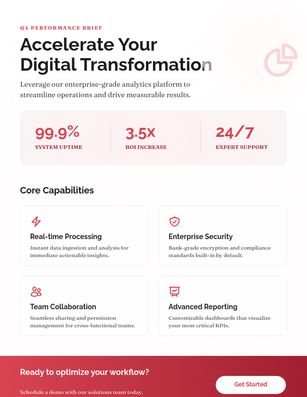 Strategic Solution Value Pitch
