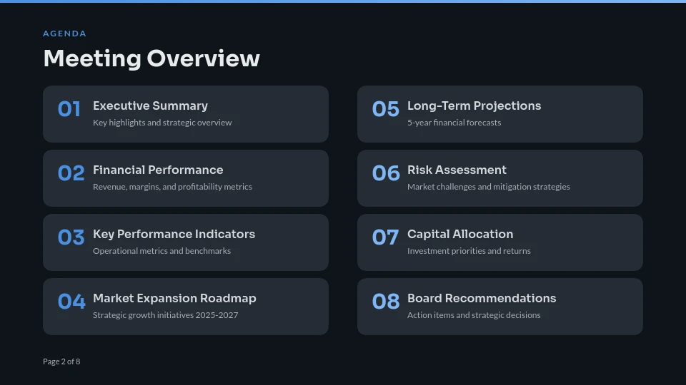 Executive Board Growth Strategy