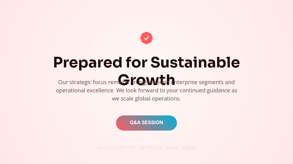 Strategic Executive Board Review