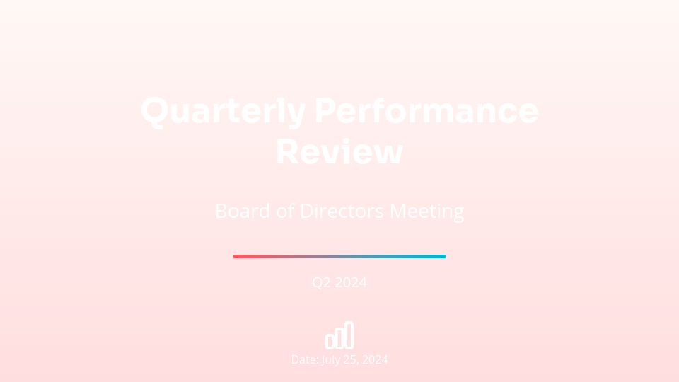 Quarterly Executive Governance Summary