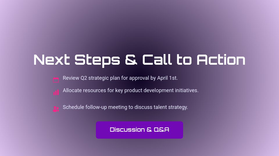 Executive Quarterly Board Briefing