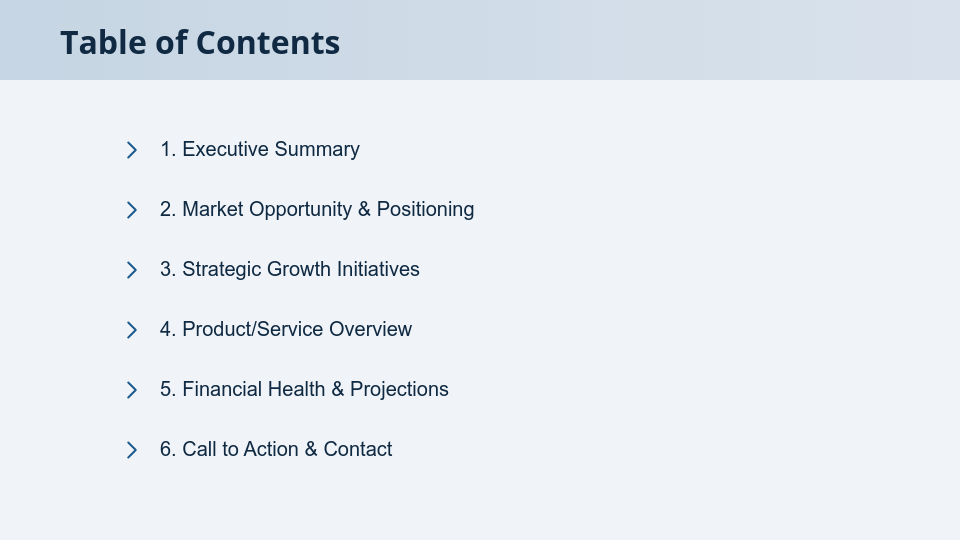 Strategic Board Investor Update