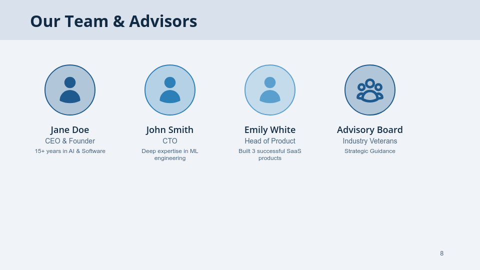 Strategic Startup Fundraising Pitch