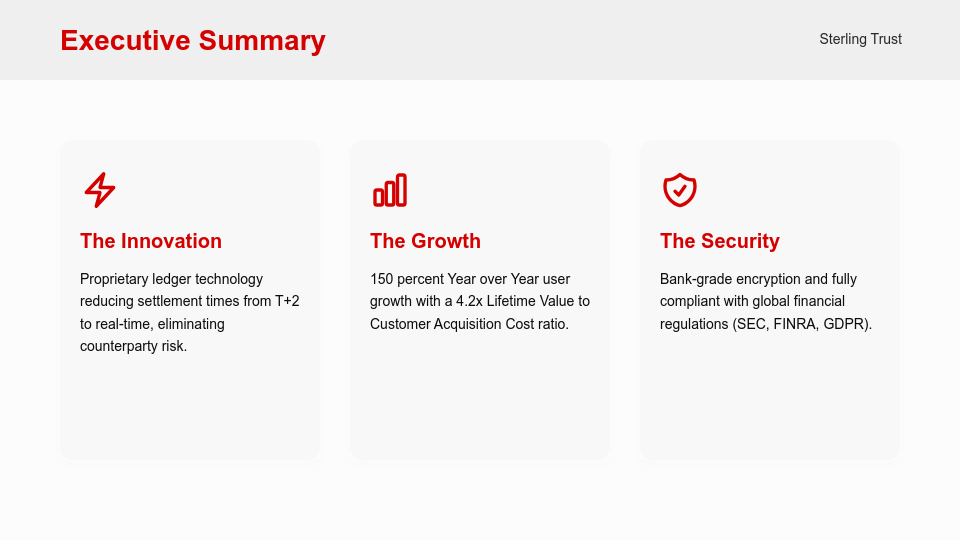 Strategic Venture Capital Investor Deck