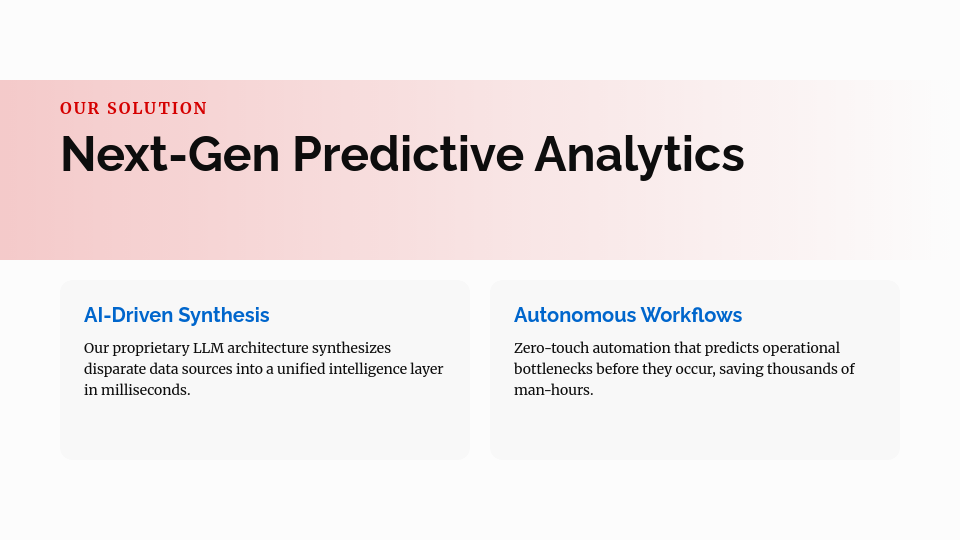 Seed Round Venture Capital Deck