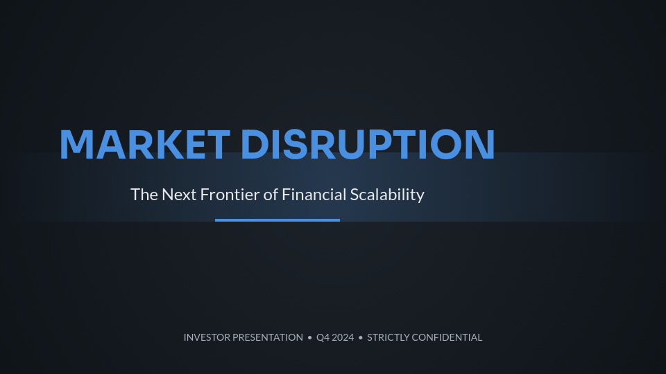 Strategic Series A Investor Funding Deck