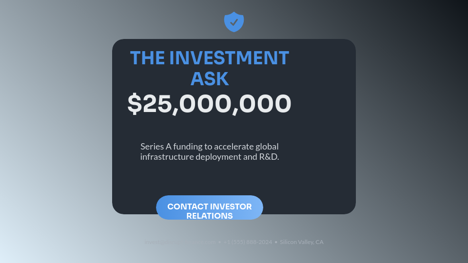 Strategic Series A Investor Funding Deck