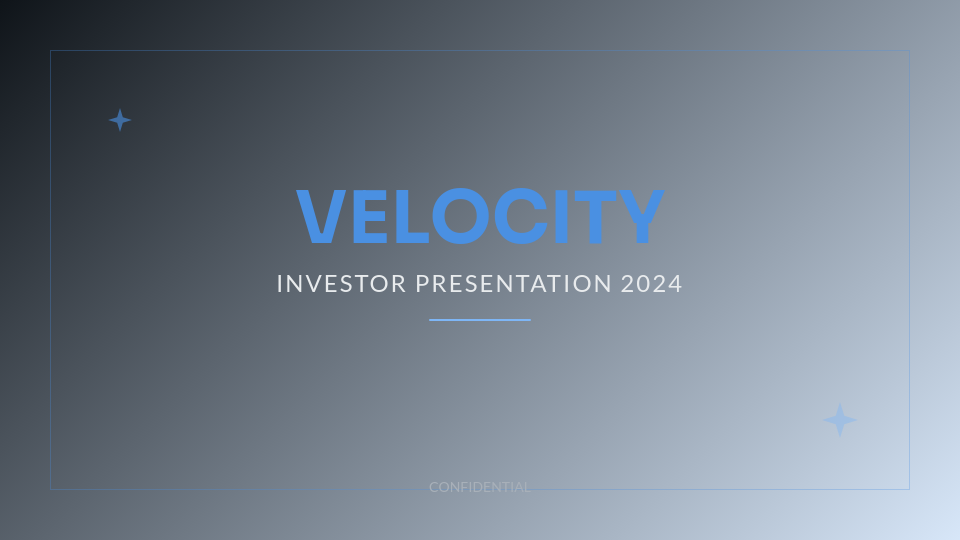 Strategic Venture Capital Funding Deck