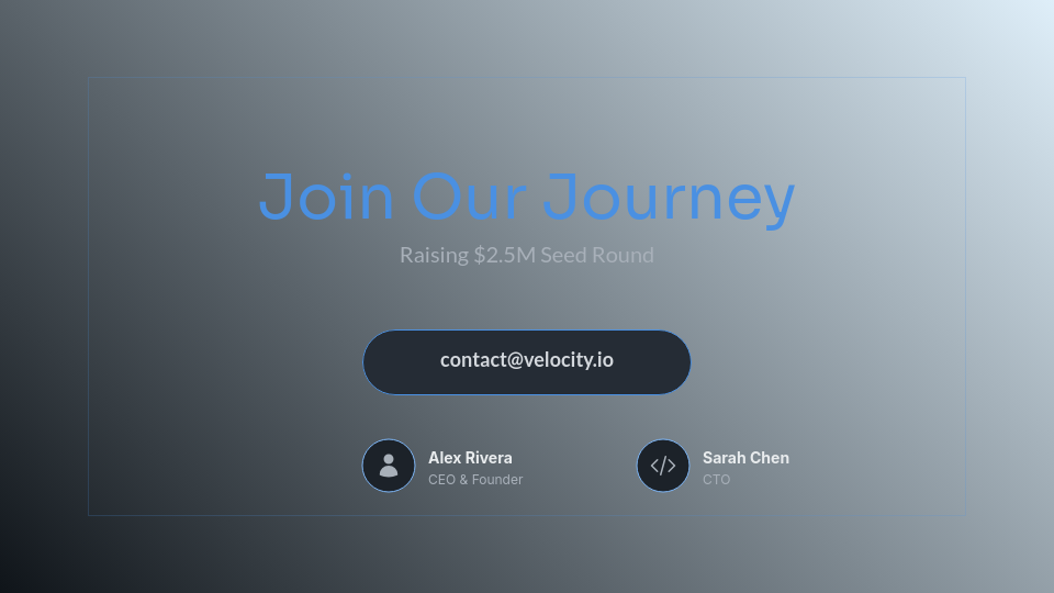 Strategic Venture Capital Funding Deck