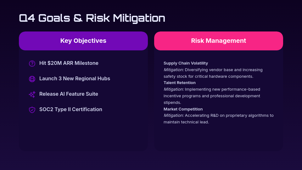 Strategic Quarterly Growth Performance Review