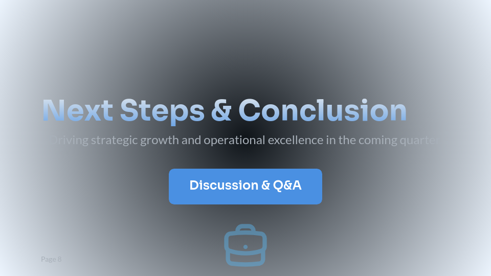 Quarterly Business Performance & Strategic Growth