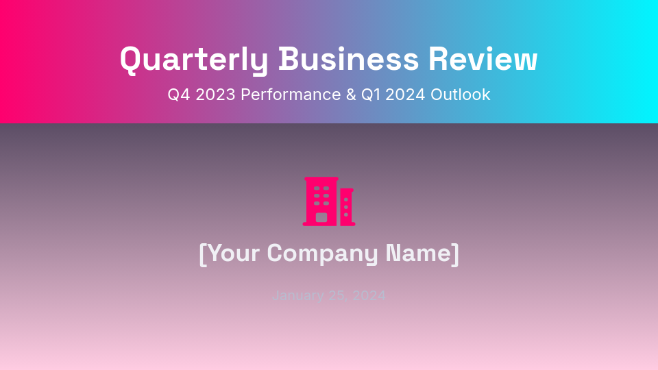 Strategic Quarterly Performance Review