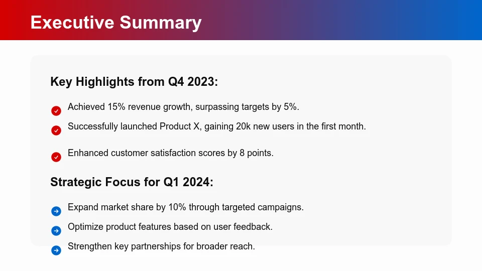 Strategic Quarterly Performance Review & Roadmap