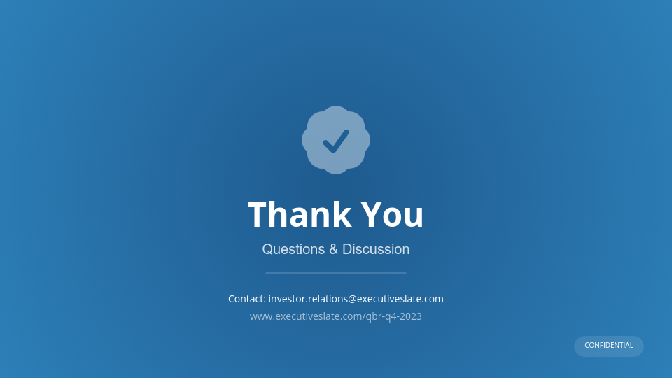 Strategic Quarterly Business Performance Review