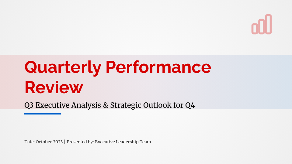 Strategic Quarterly Performance Review