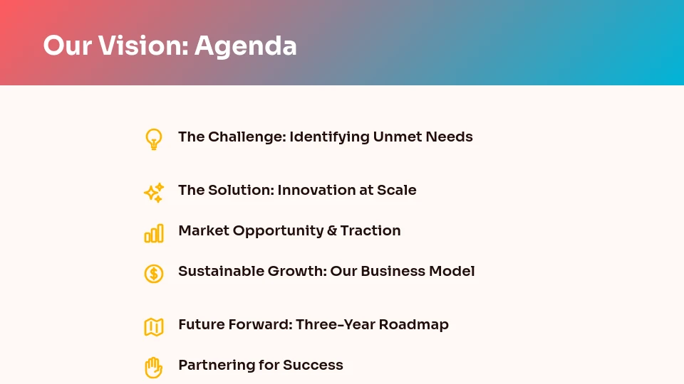 Modern SaaS Venture Growth Deck