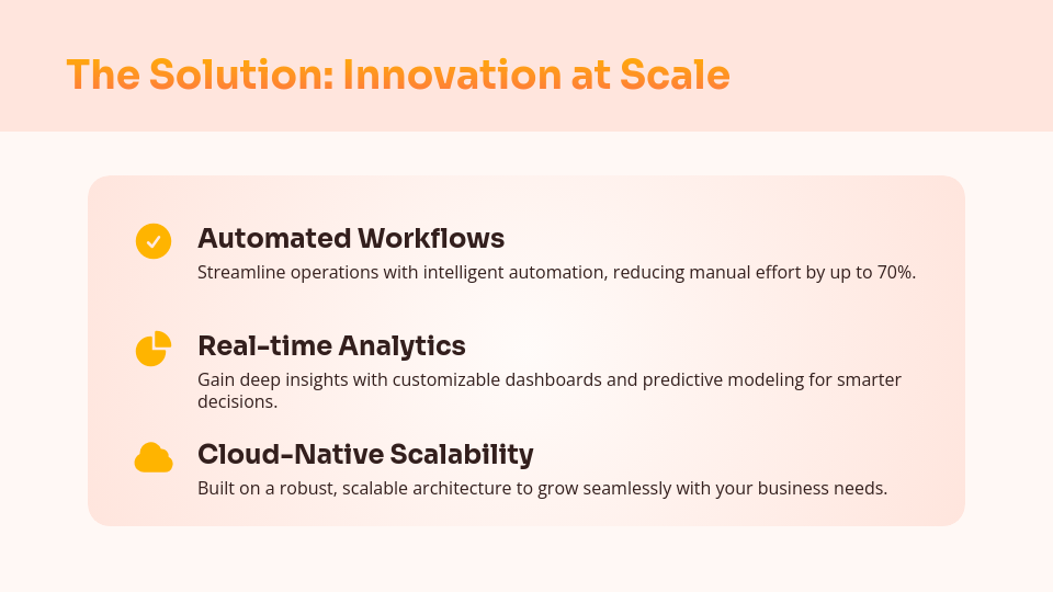 Modern SaaS Venture Growth Deck